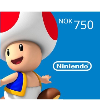eShop Prepaid Card 750 NOK NO Nintendo eShop Key 